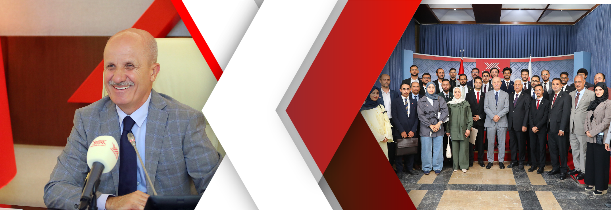 Yükseköğretim Kurulu Başkanı Özvar Yemenli öğrenciler ve akademisyenlerle bir araya geldi